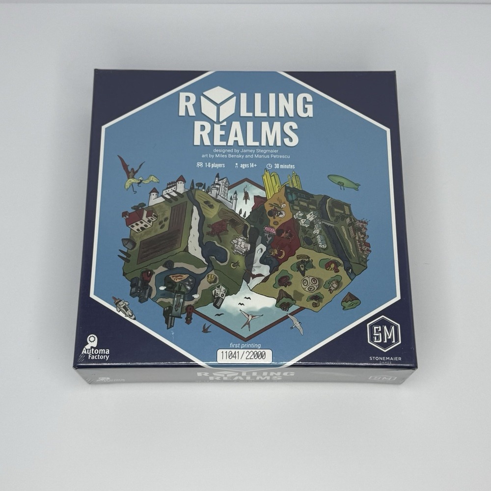 Rolling Realms Game First Printing Numbered Stonemaier 2021 Brand New Sealed